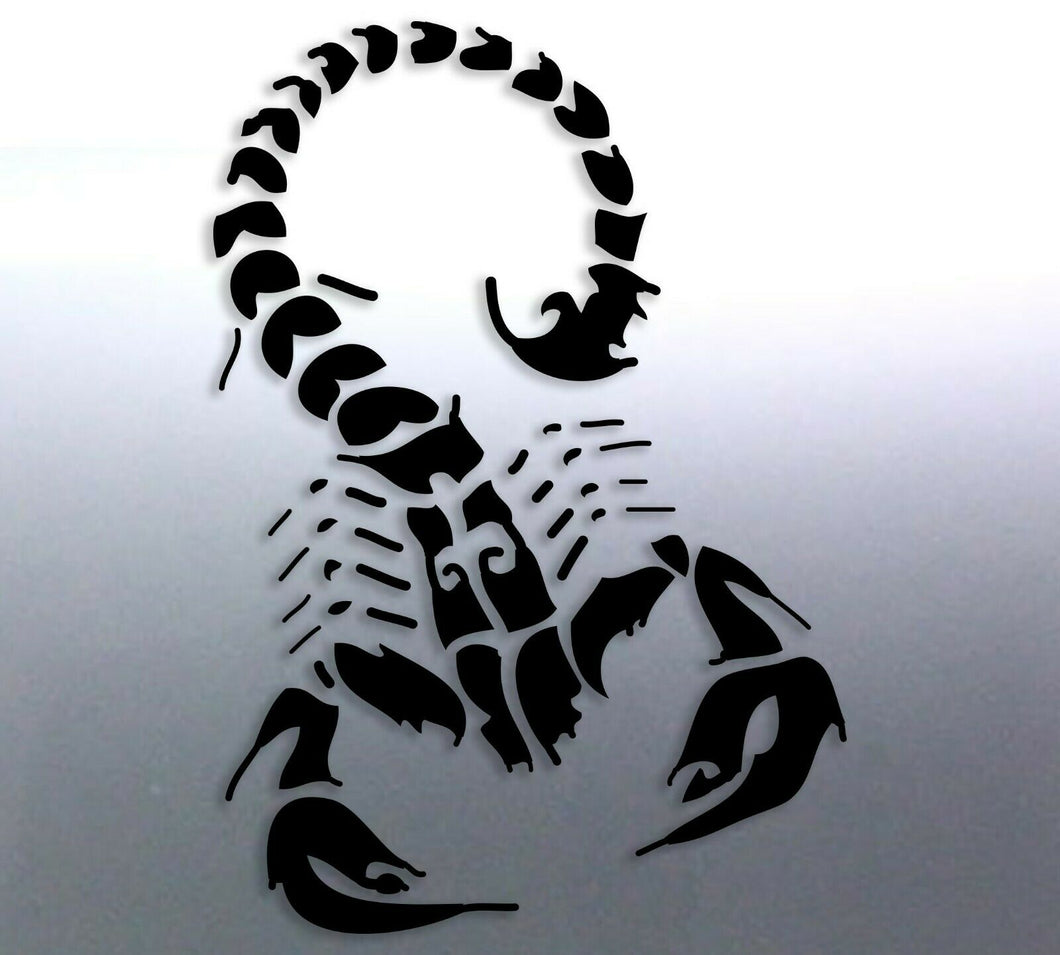 Tribal Scorpion Decal vinyl cut sticker Australia 