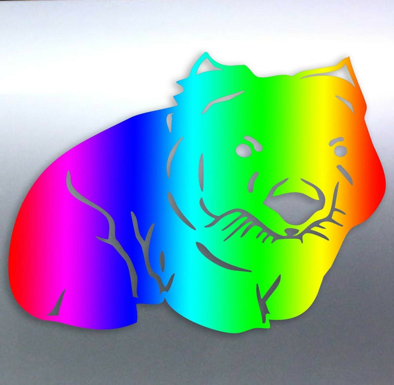Cute Wombat Australian Animal Colourful Baby Wall 