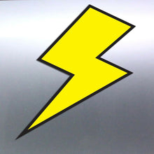 Load image into Gallery viewer, Lightning strike yellow comic window Car vinyl Sti
