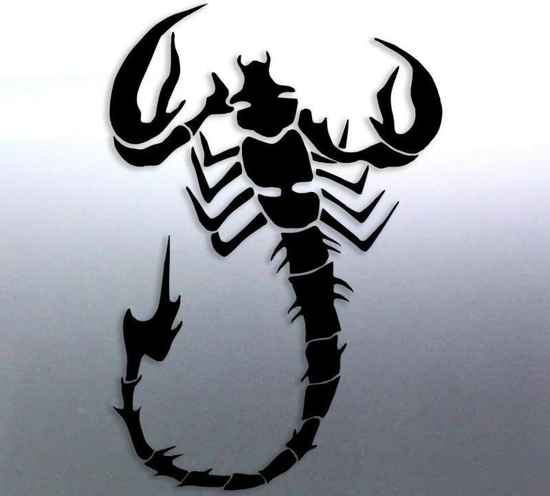 Scorpion decal 150mm bug stinger vinyl cut sticker