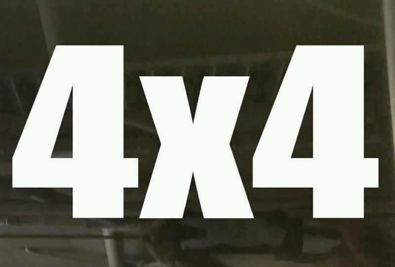 Huge 4x4 Vinyl cut sticker Car offroad Australia o
