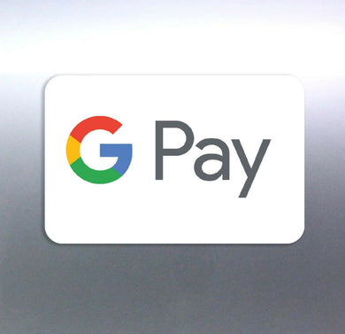 Google Pay available stickers 90x60mm Business pay