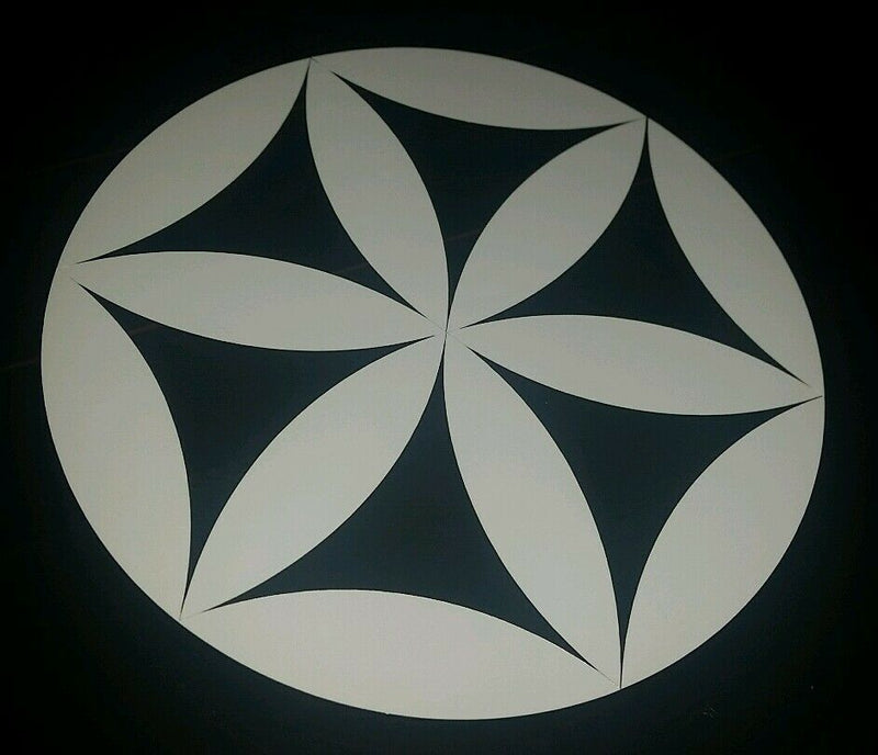 Sacred geometry circle round Car vinyl Sticker 100