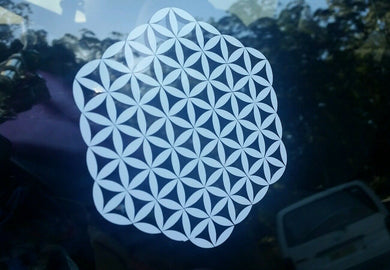 Sacred geometry flower diamond Car vinyl Sticker 1