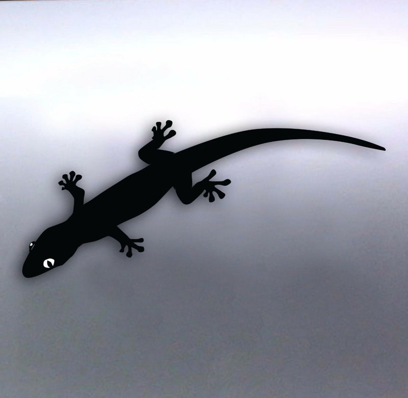 Gecko stickers vinyl cut Australian made & design 
