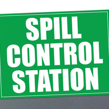 Load image into Gallery viewer, Spill control station sticker 280x210 mm car truck
