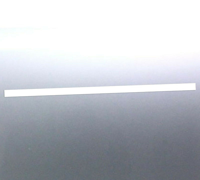 2.5 meters long 90 mm wide white strip Vinyl cut d
