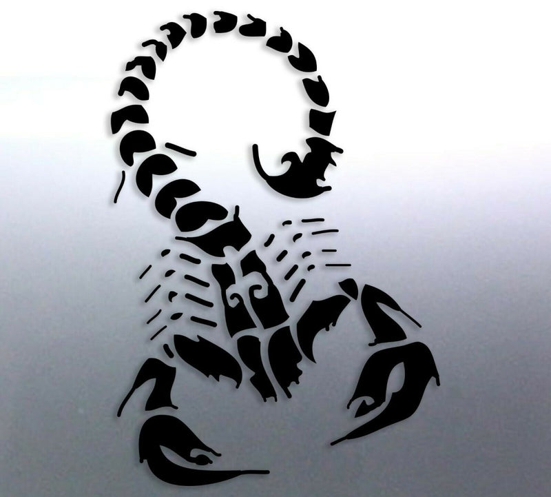 Tribal Scorpion decal 155mm bug stinger vinyl cut 
