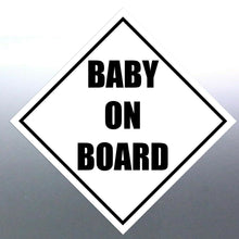 Load image into Gallery viewer, Baby on board sticker Sign vinyl cut inside the car decal
