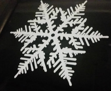 Frozen Snow Flake Vinyl cut Wall Car Boat Sticker 