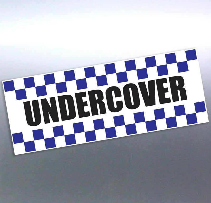 Undercover Decal Respectable clean funny cops SWAT