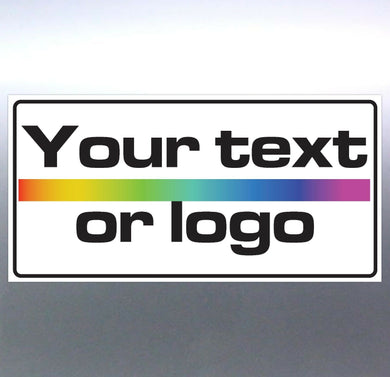 Car door Magnets 300 x 150 mm business Text Words 