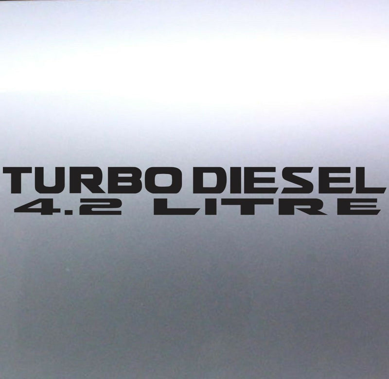 Turbo diesel 4.2 litre 500x65mm patrol 4x4 Vinyl C