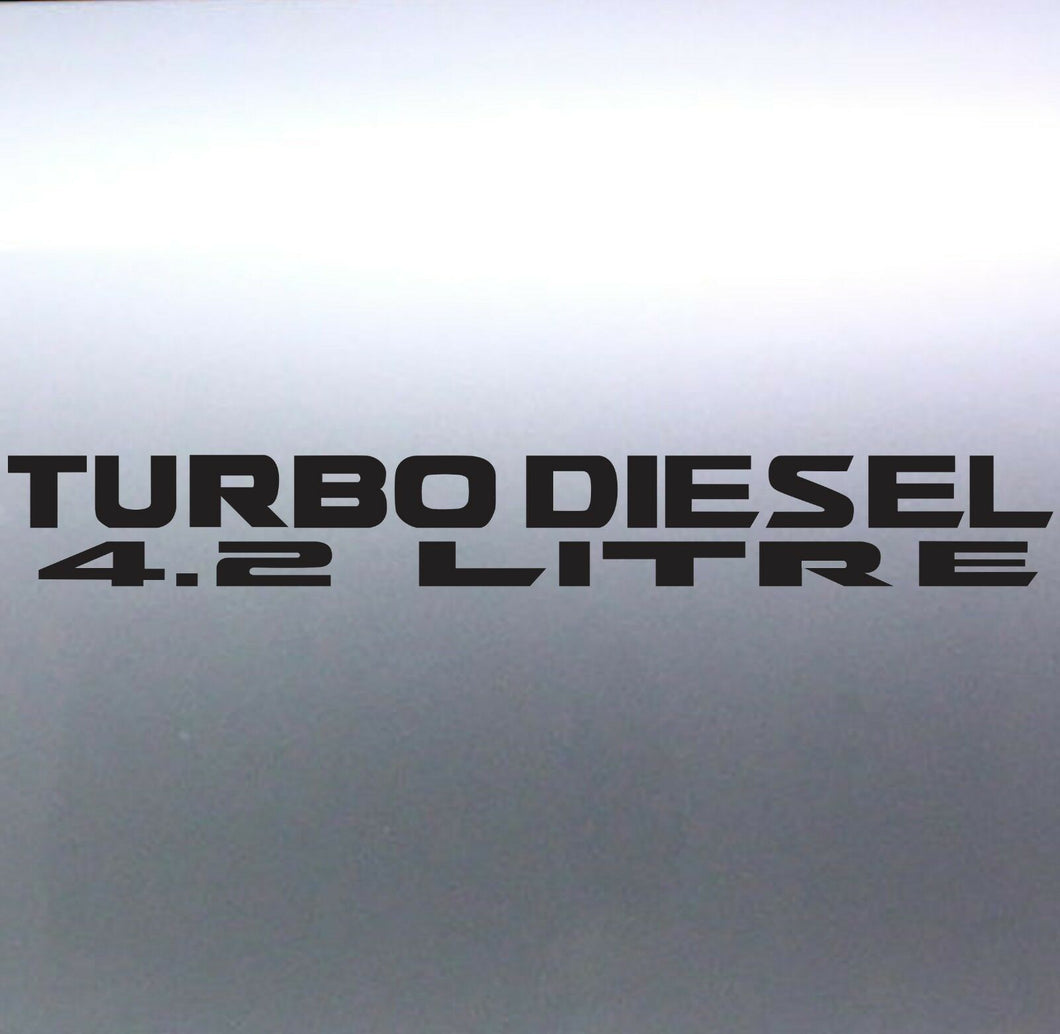 Turbo diesel 4.2 litre 500x65mm patrol 4x4 Vinyl C