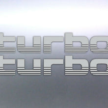 Load image into Gallery viewer, 2x Silver TURBO Stickers Toyota Landcruiser 4WD decal
