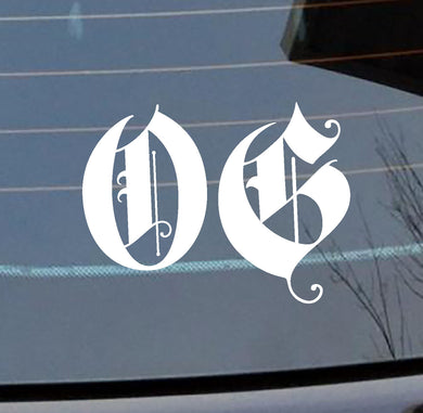 OG Original Gangster gangsta Vinyl Car Sticker Aus