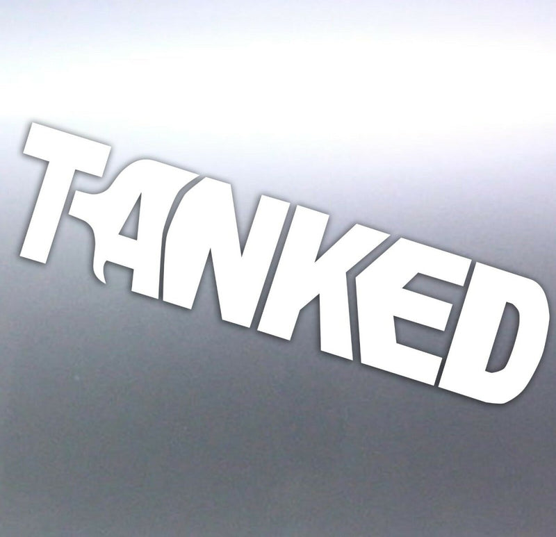 Large TANKED Scuba Diver Tank Vinyl cut Car, Boat 