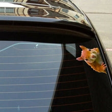 Load image into Gallery viewer, Squirrel peeking sticker Animals Vinyl cut Sticker decal

