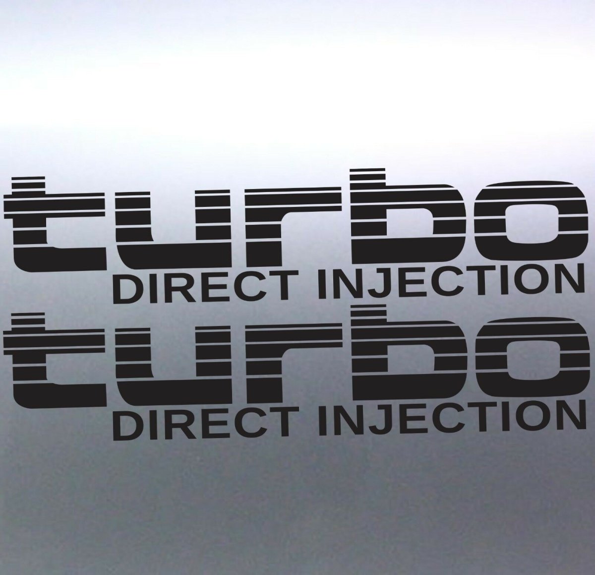 2x Turbo Direct Injection Stickers 4WD 4x4 | Brisbane | Stick-Dat