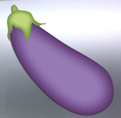 Emoji Eggplant sticker funny 110x210 mm vinyl car 