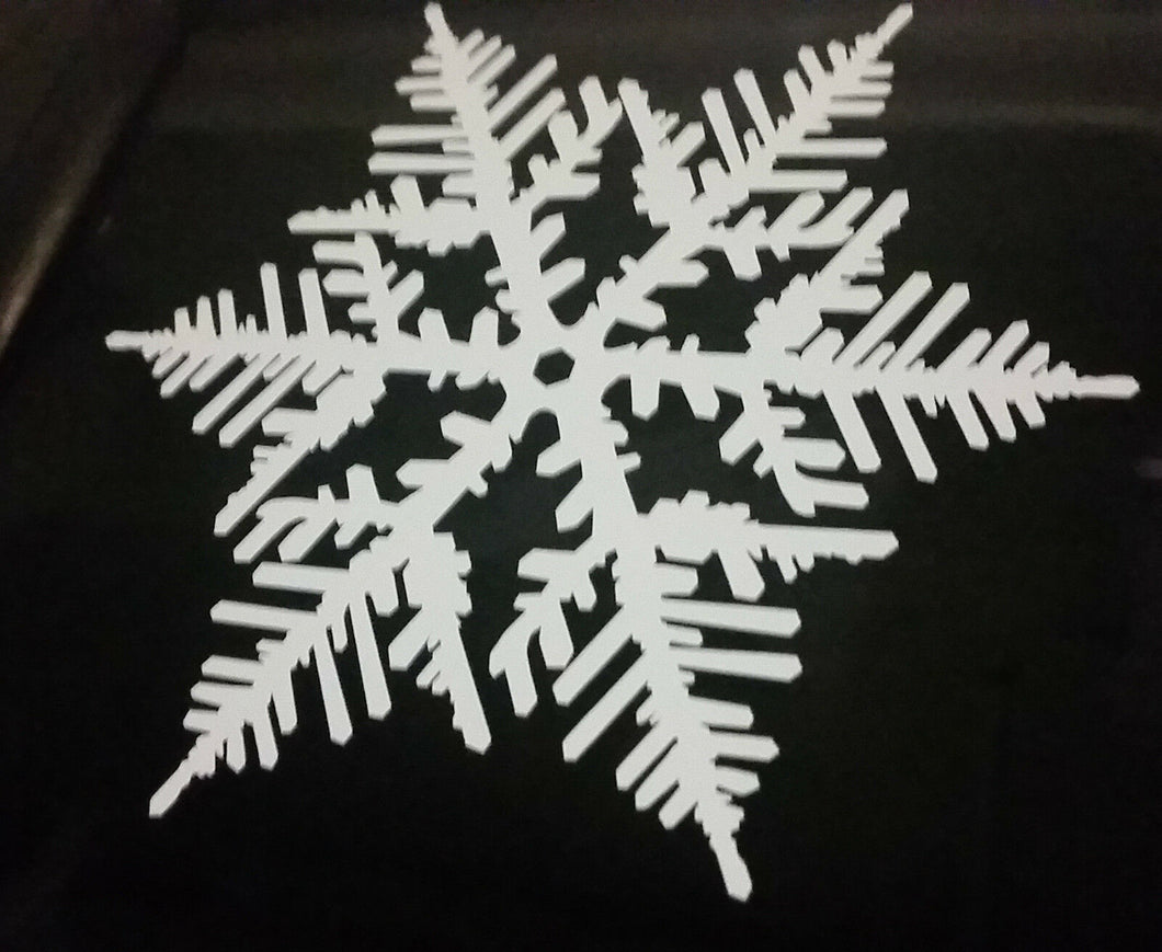 Frozen Snow Flake Vinyl cut Wall Car Boat Sticker label