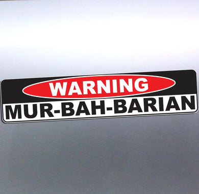 Warning MUR-BAH-BARIAN Murwillumbah funny car Viny