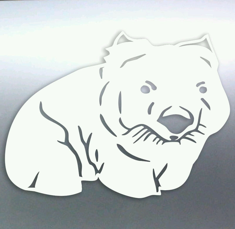 Cute Wombat Australian Animals Vinyl cut Sticker, 