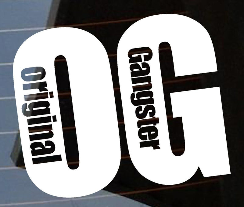 OG Sticker Original hip hop rap Gangster 100x125 m