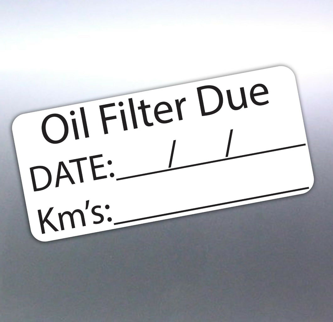 110 stickers oil Filter 40x18mm filter change Mech