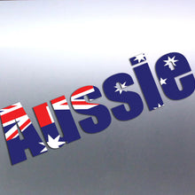 Load image into Gallery viewer, Aussie word sticker vinyl cut letter, Australian d
