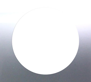 Custom circle vinyl sticker Customizable size and 
