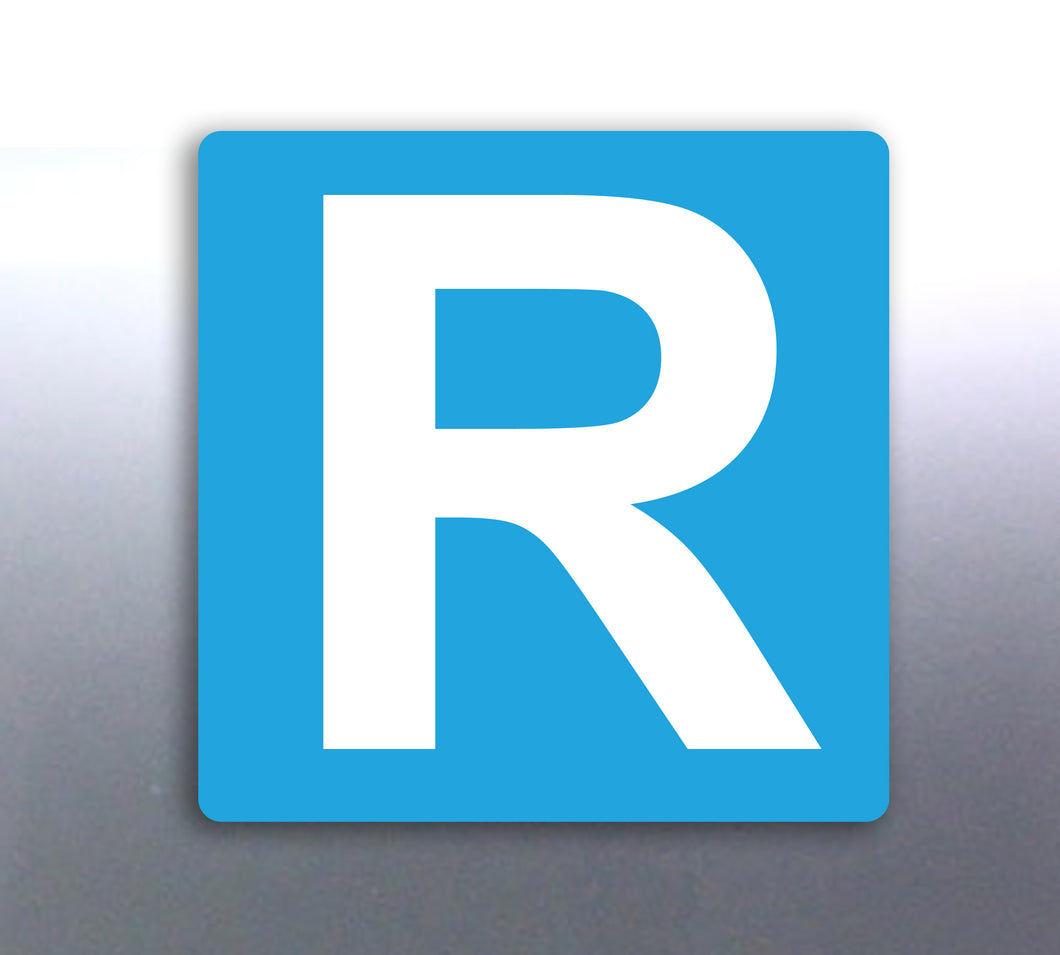 R Plate - Magnet for returning to the road drivers