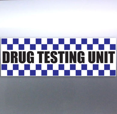 Police Drug Testing Unit Sticker pigs weed funny club