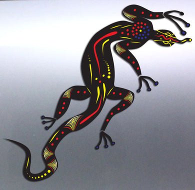 Aboriginal lizard gecko art artist Vinyl cut Car decal