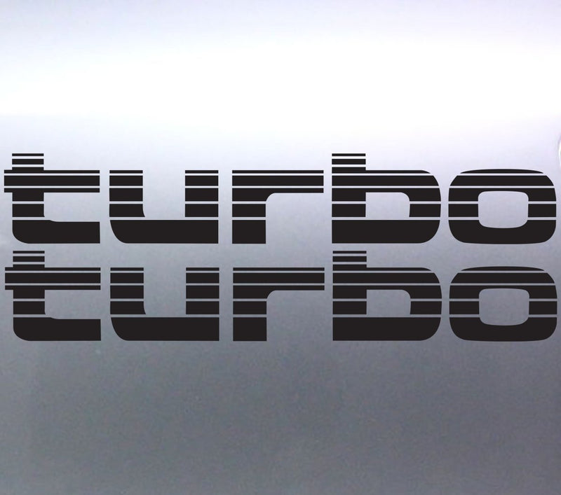 2 x TURBO Stickers Toyota Landcruiser 4WD 4x4 Stickers decal